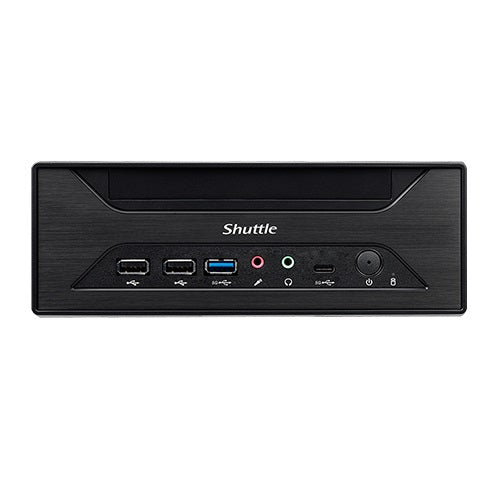 Shuttle XPC slim Barebone XH610 - S1700, Intel H610, 1xDP, 1xHDMI, 1x VGA, 2x COM (RS232), 2x LAN (2.5G and 1G), 1x slim5.25