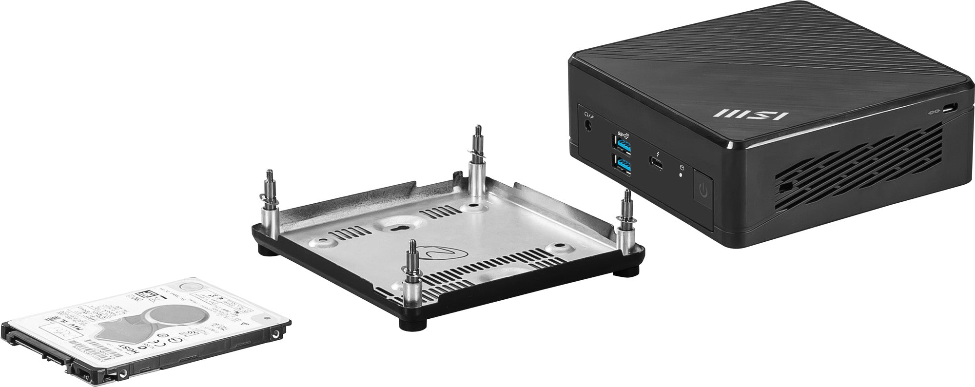 MSI Cubi 5 12M-202BAU 0.66L sized PC Black i3-1215U