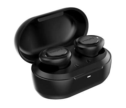 Philips TAT1215BK/97 headphones/headset True Wireless Stereo (TWS) In-ear Calls/Music/Sport/Everyday Bluetooth Black