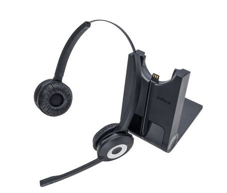 Jabra PRO 920 DUO Headset Wireless Head-band Office/Call center Bluetooth Black