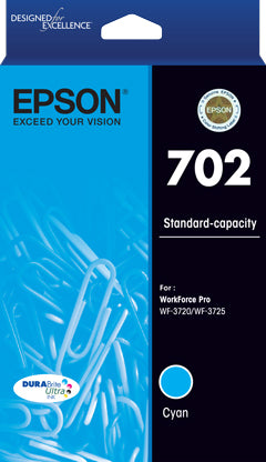 Epson 702 ink cartridge Standard Yield Cyan
