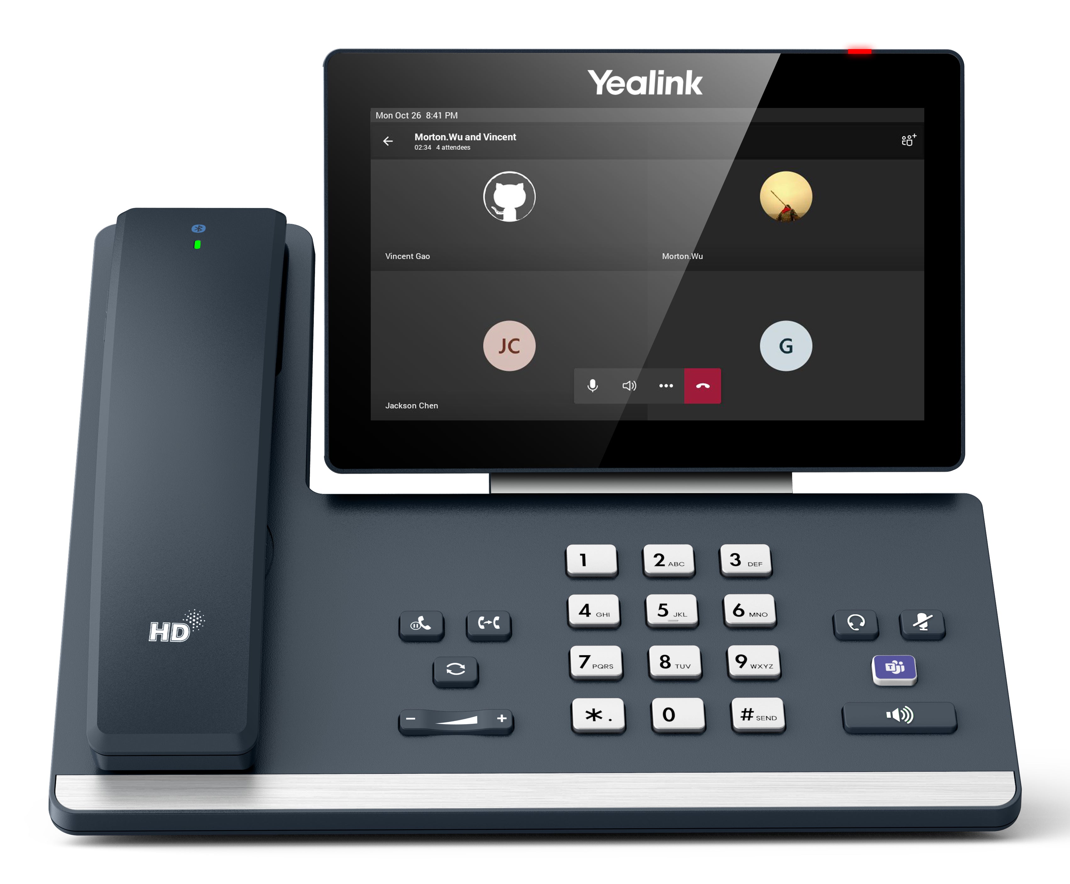Yealink MP58-WH-TEAMS-E2 IP phone Grey LCD Wi-Fi
