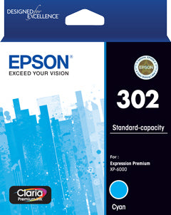 Epson 302 ink cartridge 1 pc(s) Standard Yield Cyan