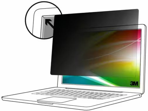 3M BP156W9B display privacy filter 39.6 cm (15.6