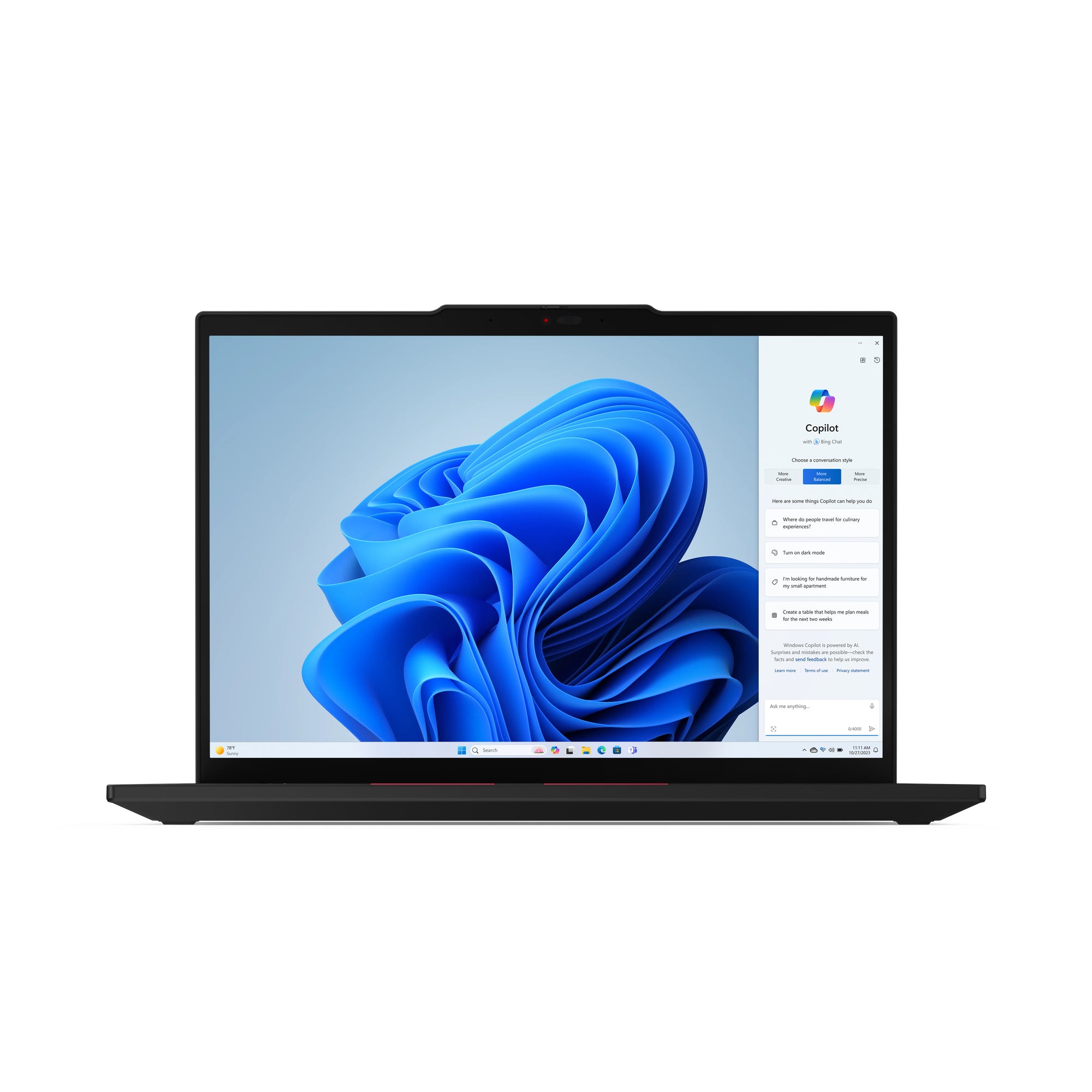 Lenovo ThinkPad T14 Intel Core Ultra 7 155U Laptop 35.6 cm (14