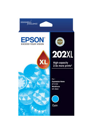 Epson 202XL ink cartridge 1 pc(s) Original High (XL) Yield Cyan