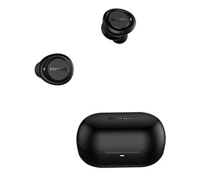 Philips TAT1215BK/97 headphones/headset True Wireless Stereo (TWS) In-ear Calls/Music/Sport/Everyday Bluetooth Black