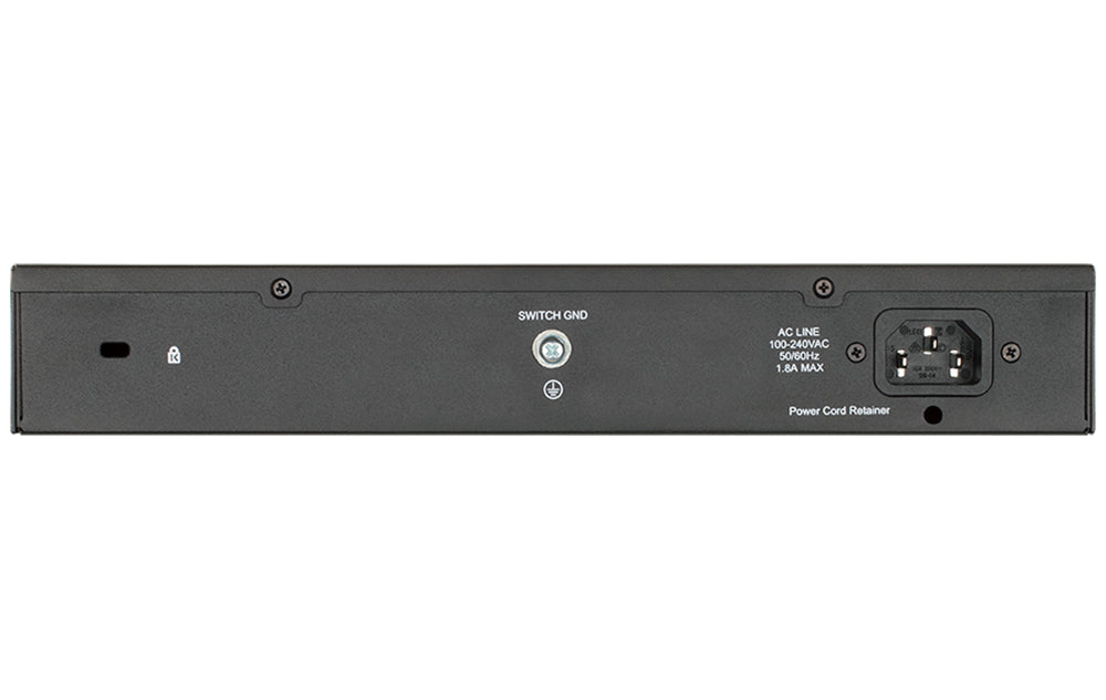 D-Link DGS-1100-18PV2 network switch Managed L2 Gigabit Ethernet (10/100/1000) Power over Ethernet (PoE) 1U Black