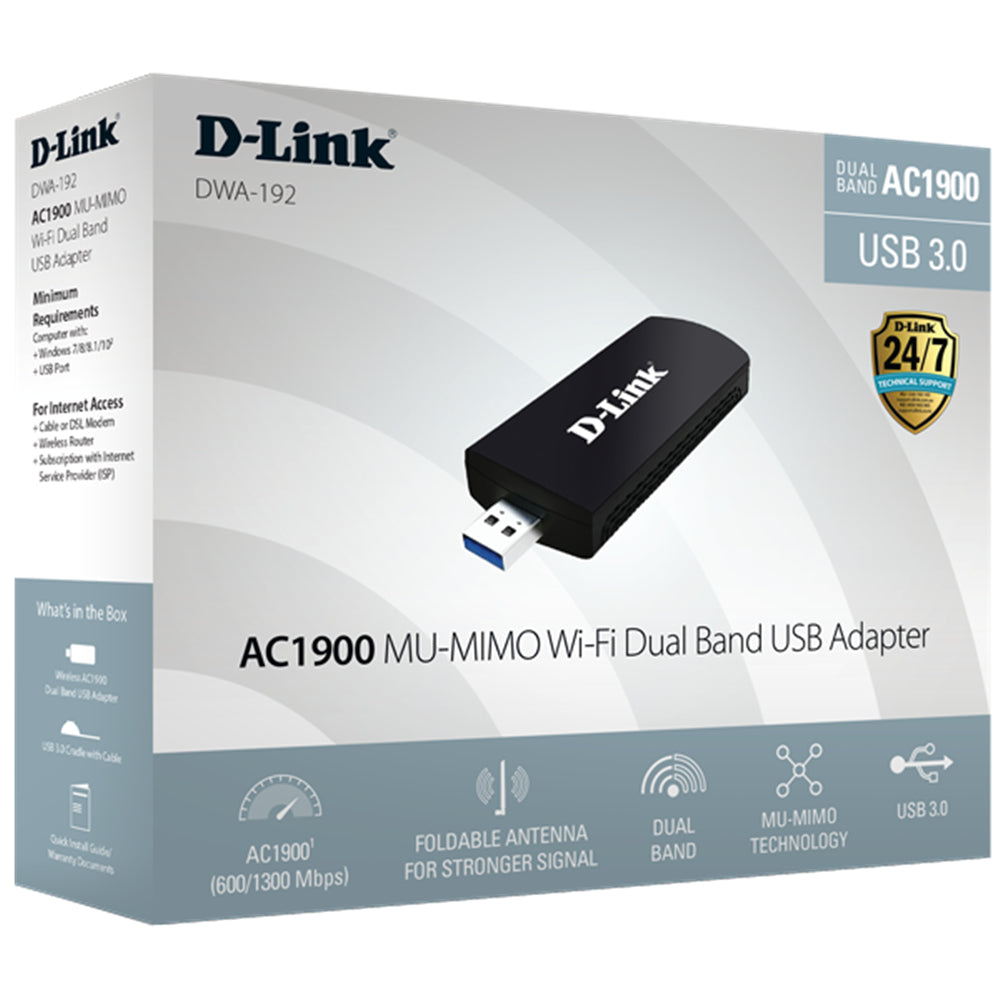 D-Link DWA-192/DSAU WLAN 1900 Mbit/s