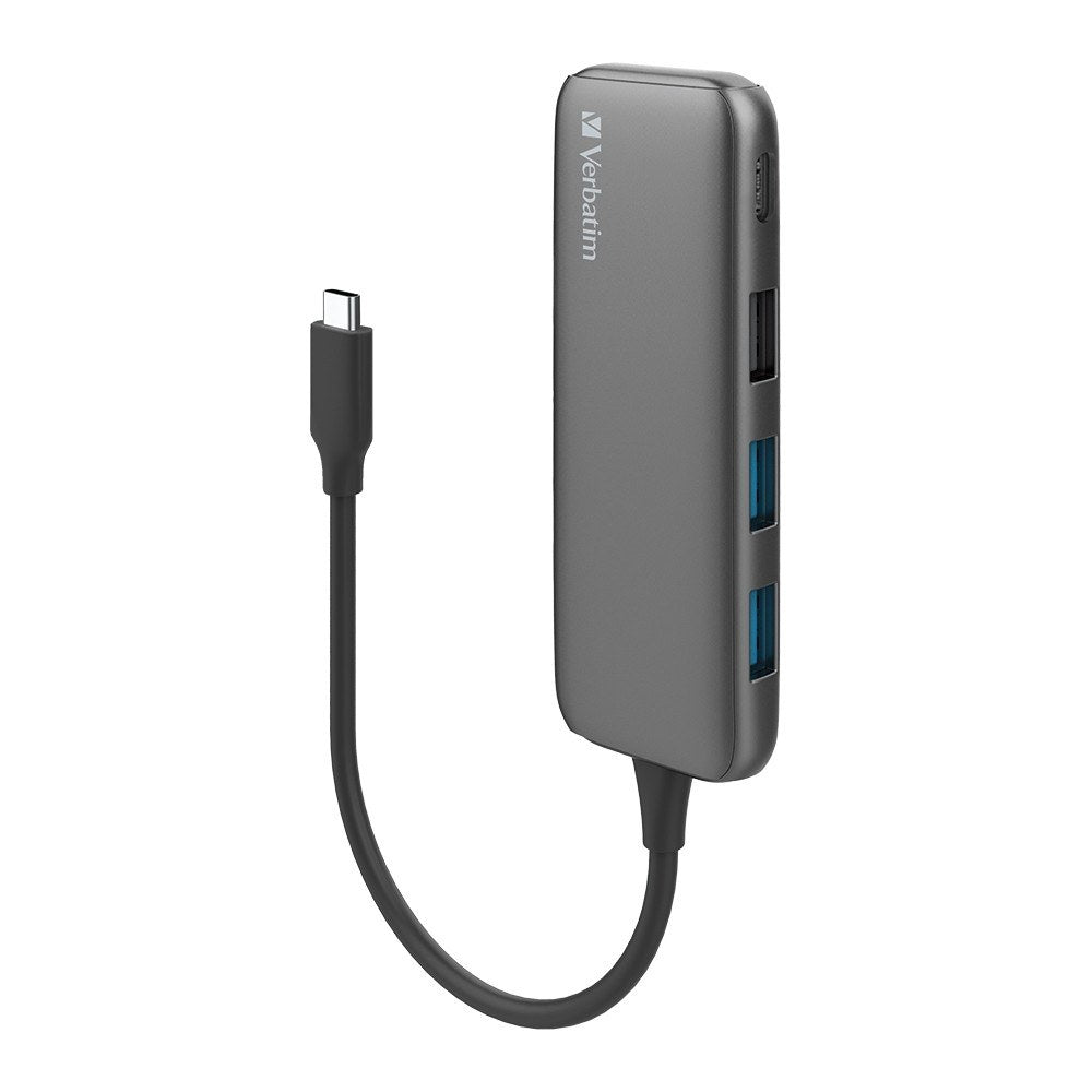 Verbatim 66603 interface hub USB 3.2 Gen 1 (3.1 Gen 1) Type-C 5000 Mbit/s Grey
