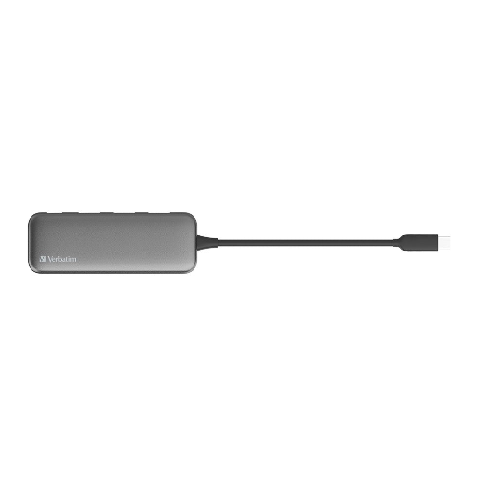 Verbatim 66603 interface hub USB 3.2 Gen 1 (3.1 Gen 1) Type-C 5000 Mbit/s Grey
