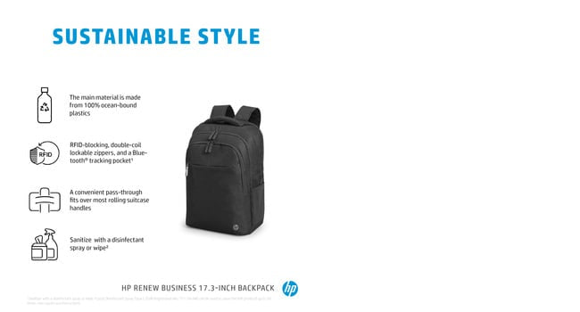 HP Renew Business 17.3-inch Laptop Backpack