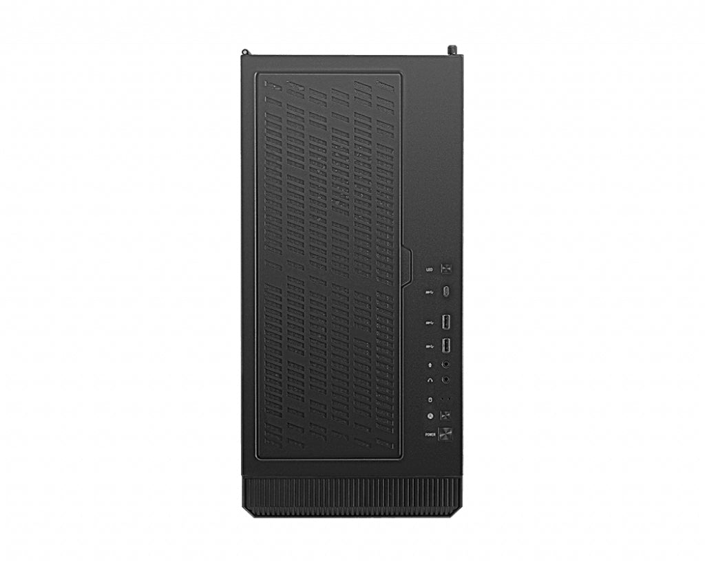 MSI MPG VELOX 100P AIRFLOW Mid Tower Gaming Computer Case 'Black, 3x 120mm Fan + 1x 120mm ARGB Fan, ARGB light strip, USB Type-C, 1x Tempered Glass, Center, E-ATX, ATX, mATX, mini-ITX'