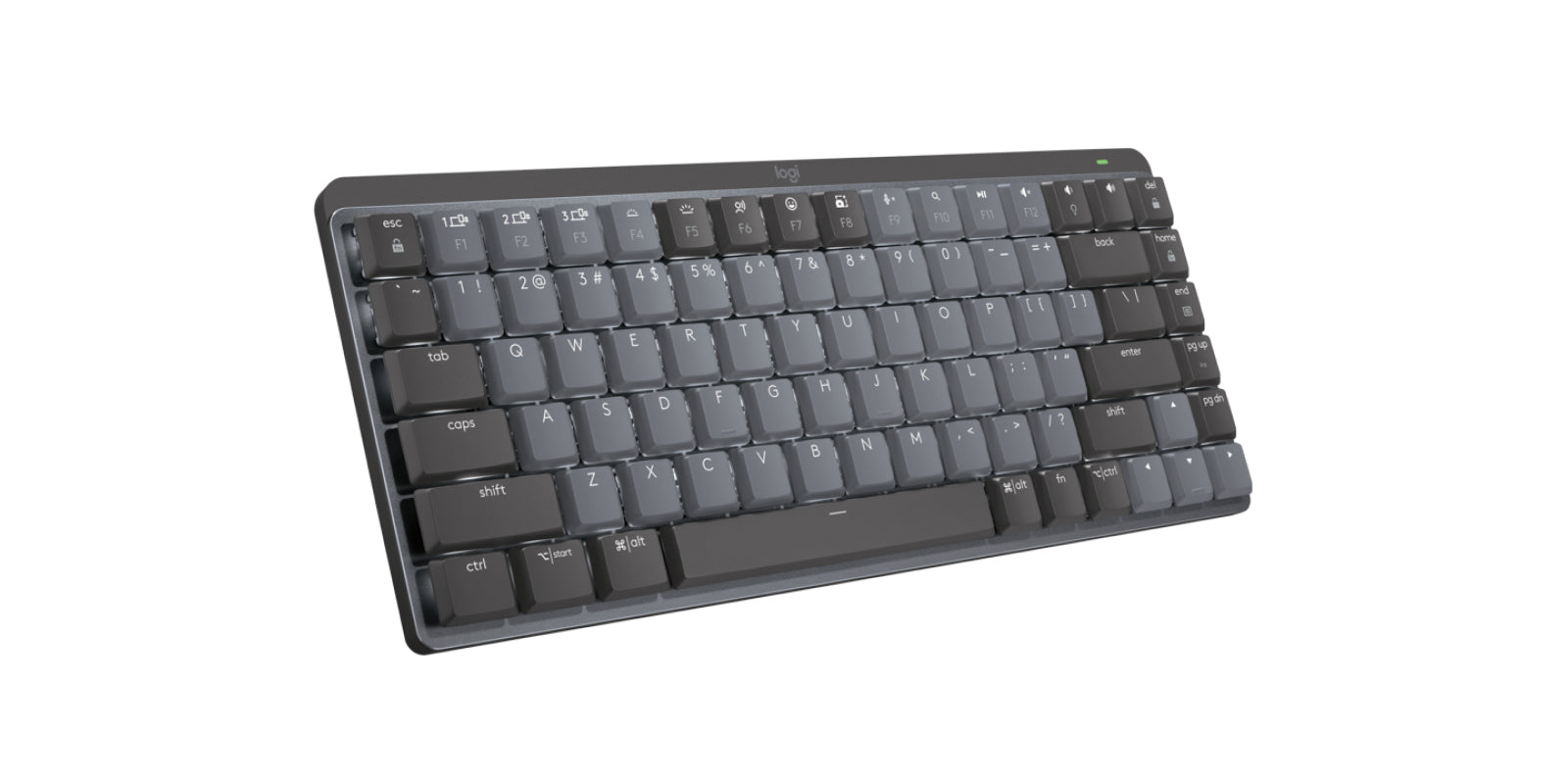 Logitech MX Mini Mechanical keyboard Office RF Wireless + Bluetooth QWERTY English Graphite, Grey