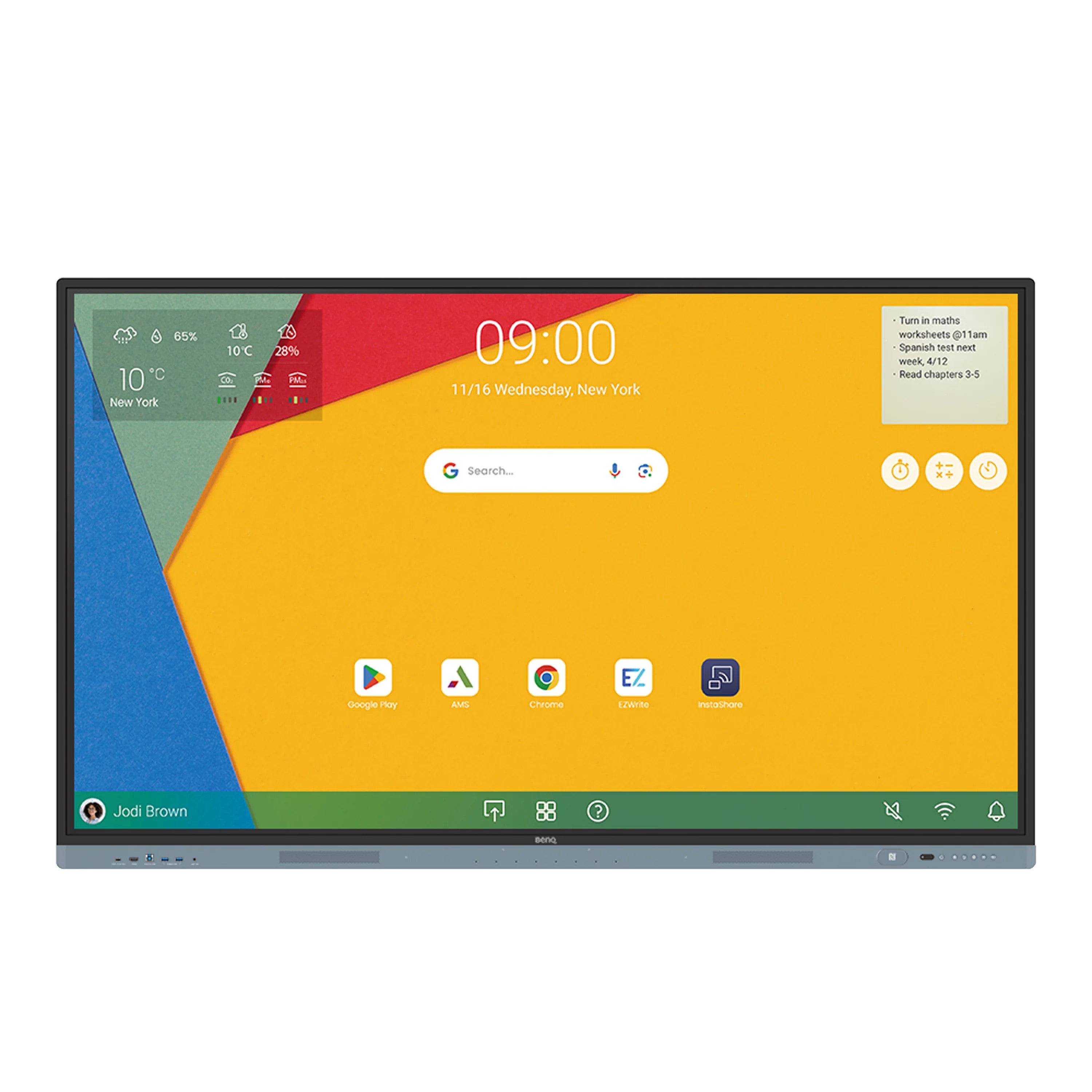 Gaming DesktopBENQ 65 RM6504 4K UHD 450 NITS 12001 CONTRAST ANDROID 13 - WIFI OPTIONAL
