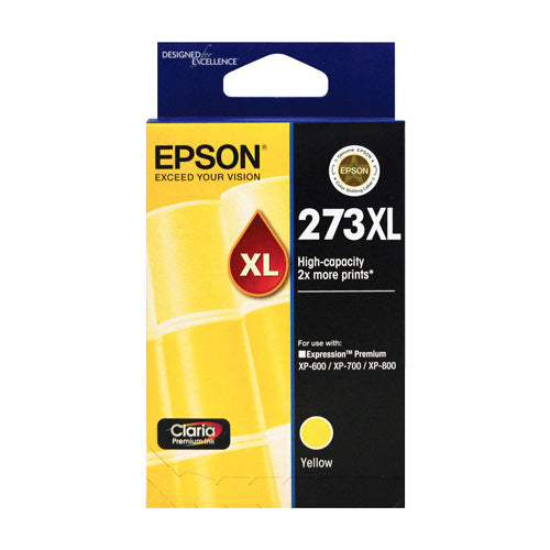Gaming Desktop273XL HIGH CAPACITY CLARIA PREMIUM YELLOW INK CARTRIDGE FOR XP-600