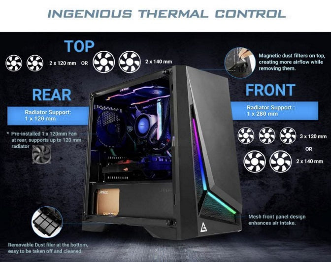Gaming DesktopAntec DP301M mATX