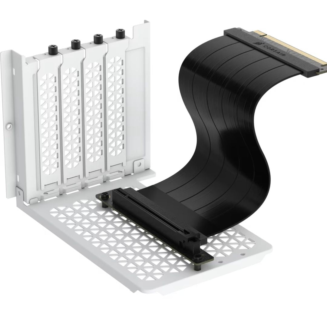 Gaming DesktopCorsair 6500 Series Vertical GPU Mount Kit - WHITE  *Compatible with CORSAIR 6500 Series cases only