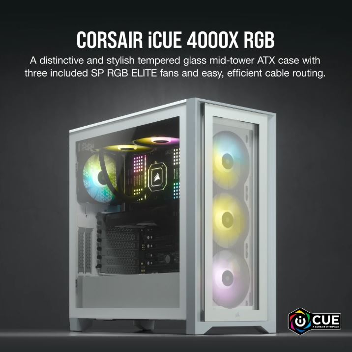 Gaming DesktopCorsair Carbide Series 4000X RGB E-ATX