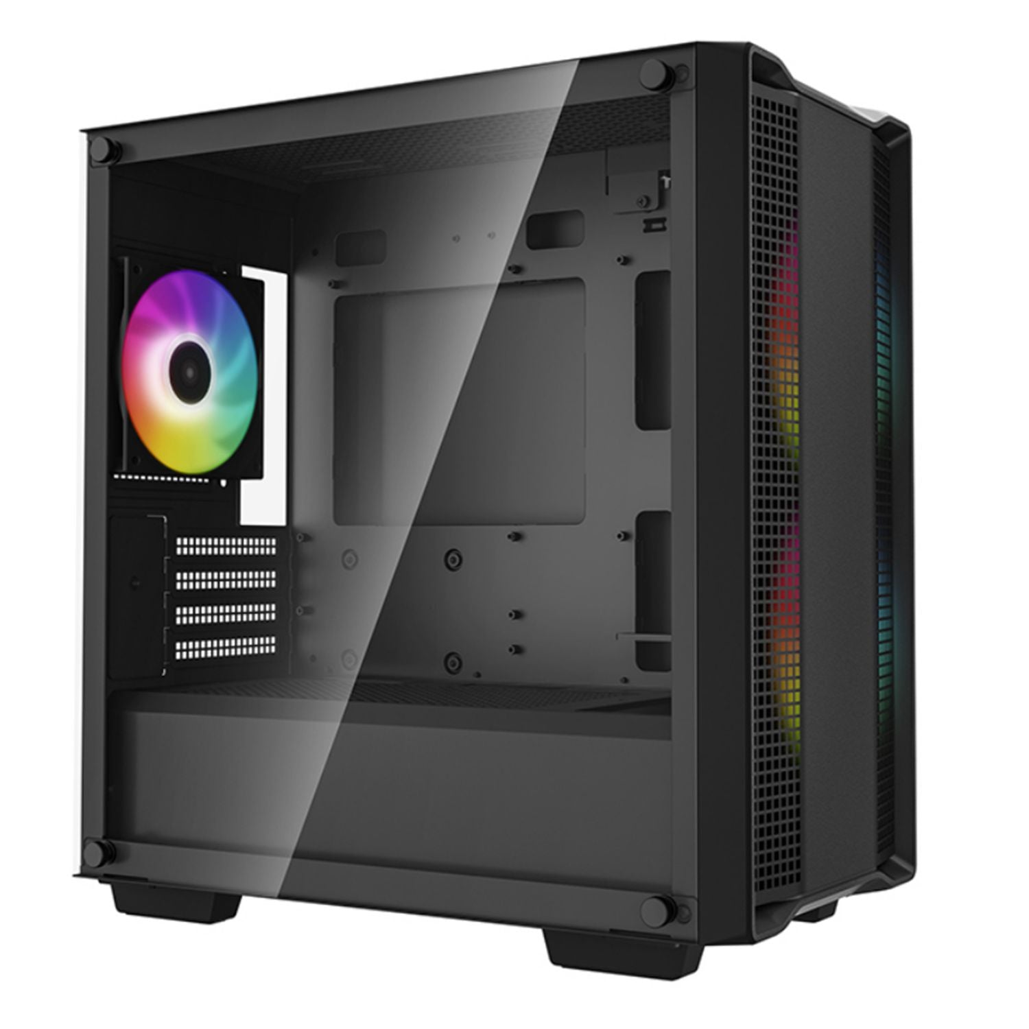 Gaming DesktopDeepCool CC360 ARGB Micro-ATX Case 3x120mm Pre-Installed ARGB Fans 