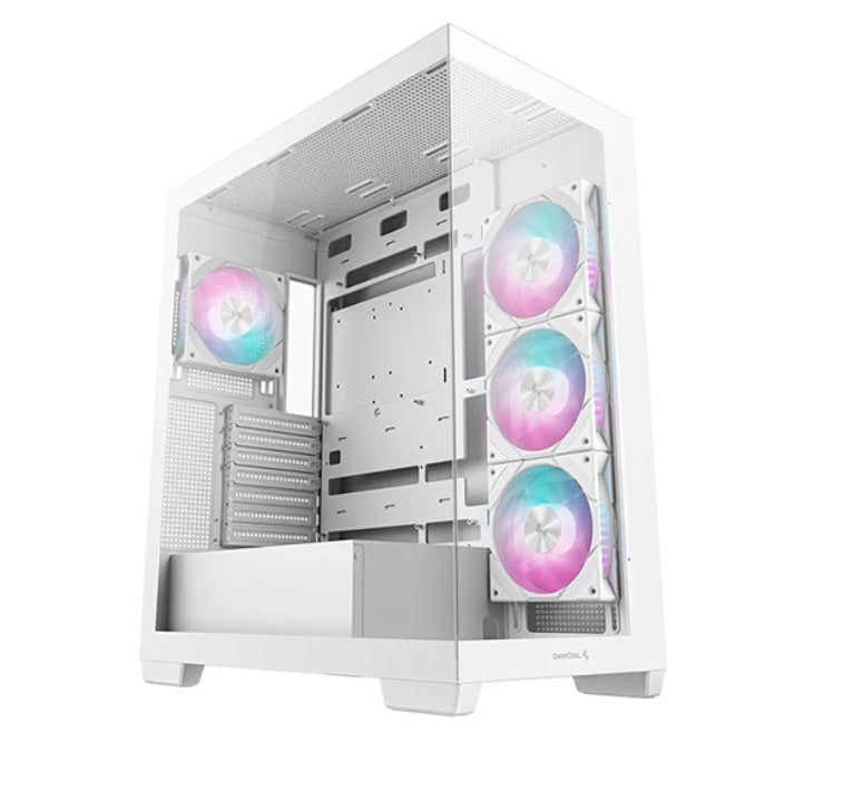 Gaming DesktopDeepCool CG580 4F WH (White)Panoramic ATX Mid-Tower Case