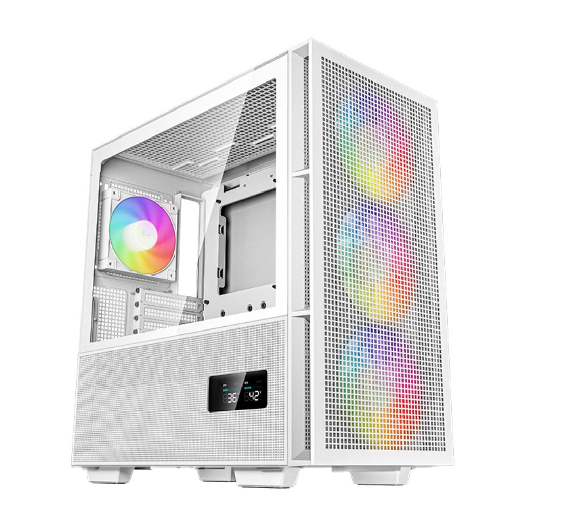 Gaming DesktopDeepCool CH560 DIGITAL White High Airflow Mid-Tower ATX Case