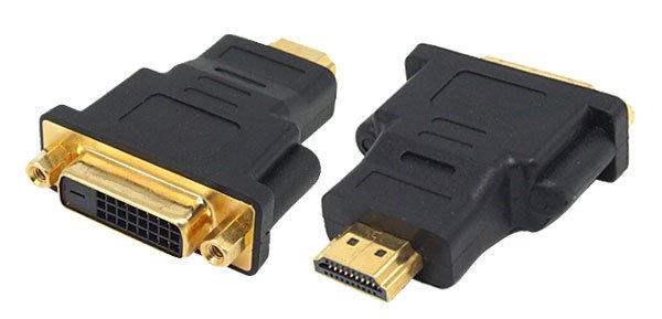 Gaming Desktop8Ware DVI-D to HDMI Female to Male Adapter