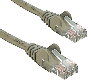 Gaming Desktop8ware CAT5e Cable 1m - Grey Color Premium RJ45 Ethernet Network LAN UTP Patch Cord 26AWG CU Jacket