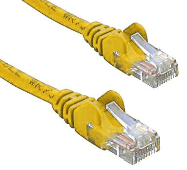 Gaming Desktop8ware CAT5e Cable 1m - Yellow Color Premium RJ45 Ethernet Network LAN UTP Patch Cord 26AWG CU Jacket