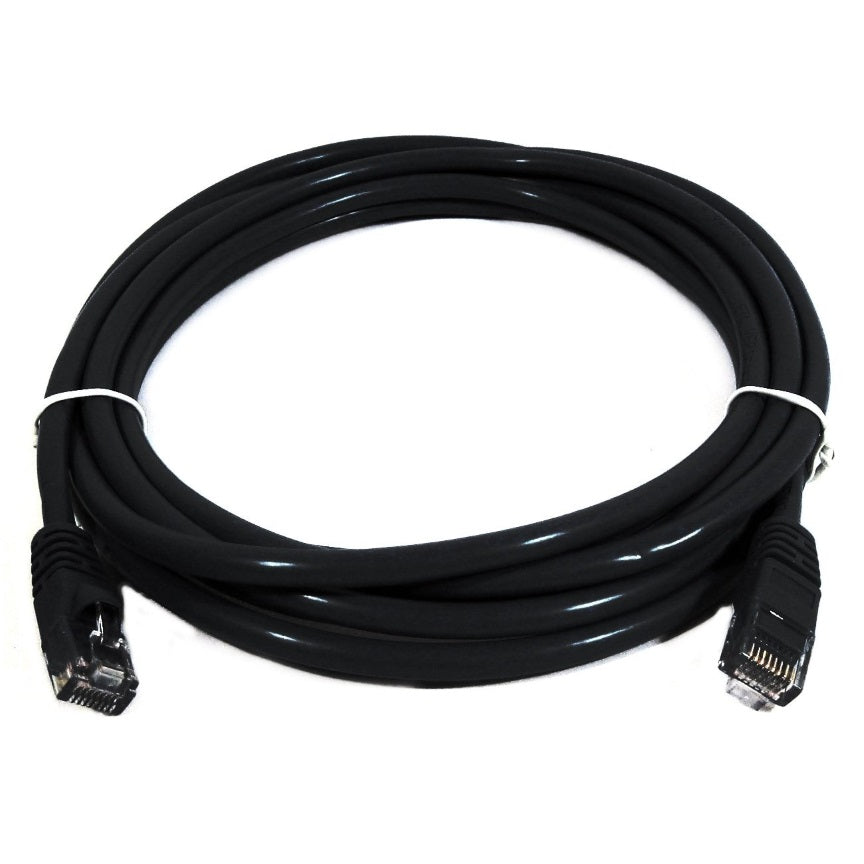 Gaming Desktop8Ware CAT6A Cable 0.25m (25cm) - Black Color RJ45 Ethernet Network LAN UTP Patch Cord Snagless