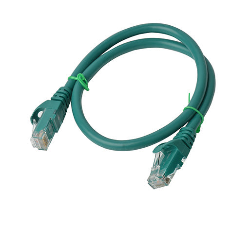 Gaming Desktop8Ware CAT6A Cable 0.25m (25cm) - Green Color RJ45 Ethernet Network LAN UTP Patch Cord Snagless