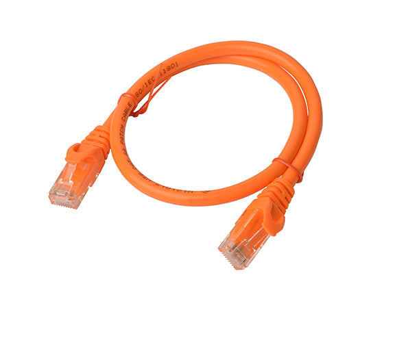 Gaming Desktop8Ware CAT6A Cable 0.25m (25cm) - Orange Color RJ45 Ethernet Network LAN UTP Patch Cord Snagless