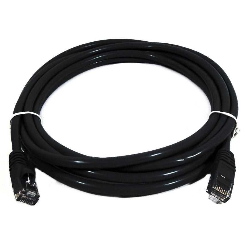 Gaming Desktop8Ware CAT6A Cable 0.5m (50cm) - Black Color RJ45 Ethernet Network LAN UTP Patch Cord Snagless