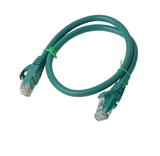 Gaming Desktop8Ware CAT6A Cable 0.5m (50cm) - Green Color RJ45 Ethernet Network LAN UTP Patch Cord Snagless