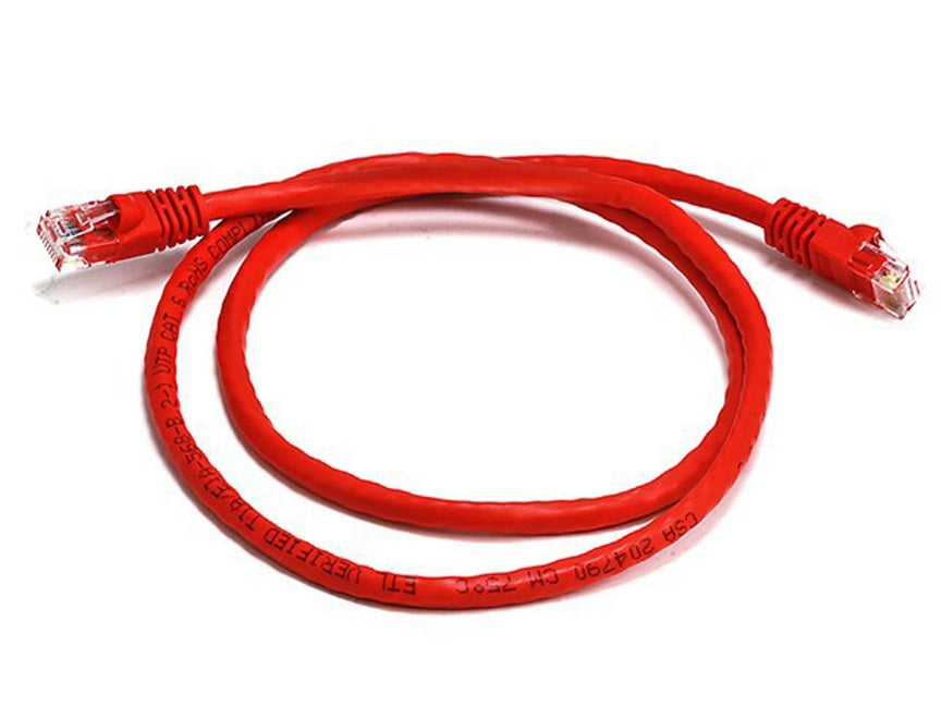 Gaming Desktop8Ware CAT6A Cable 0.5m (50cm) - Red Color RJ45 Ethernet Network LAN UTP Patch Cord Snagless