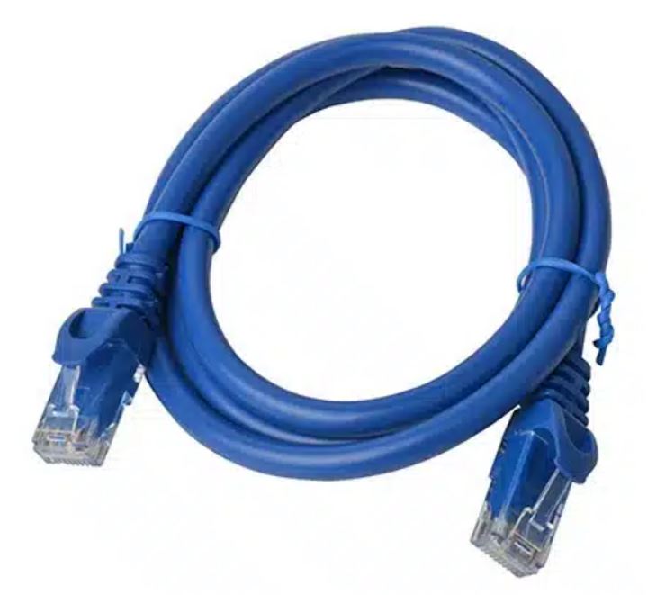 Gaming Desktop8Ware CAT6A Cable 1.5m - Blue Color RJ45 Ethernet Network LAN UTP Patch Cord Snagless