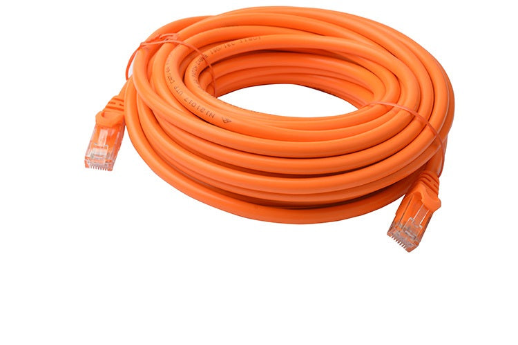 Gaming Desktop8Ware CAT6A Cable 10m - Orange Color RJ45 Ethernet Network LAN UTP Patch Cord Snagless