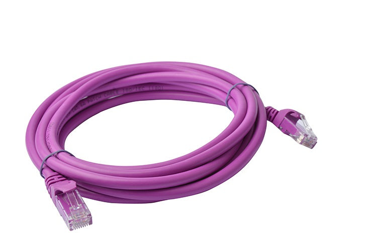 Gaming Desktop8Ware CAT6A Cable 3m - Purple Color RJ45 Ethernet Network LAN UTP Patch Cord Snagless