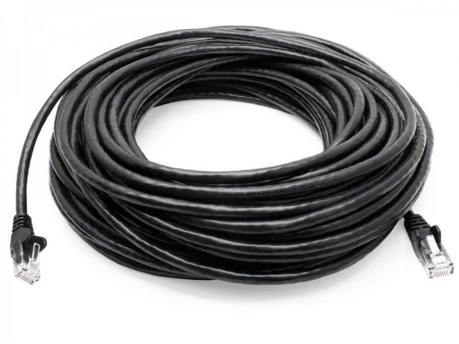 Gaming Desktop8Ware CAT6A Cable 40m - Black Color RJ45 Ethernet Network LAN UTP Patch Cord Snagless