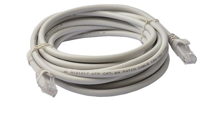 Gaming Desktop8Ware CAT6A Cable 40m - Grey Color RJ45 Ethernet Network LAN UTP Patch Cord Snagless