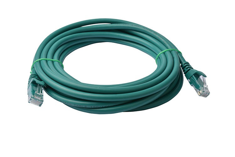 Gaming Desktop8Ware CAT6A Cable 5m - Green Color RJ45 Ethernet Network LAN UTP Patch Cord Snagless