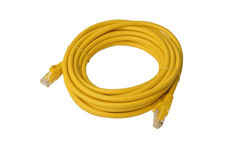 Gaming Desktop8Ware CAT6A Cable 5m - Yellow Color RJ45 Ethernet Network LAN UTP Patch Cord Snagless