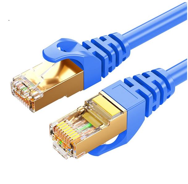 Gaming Desktop8Ware CAT7 Cable 5m - Blue Color RJ45 Ethernet Network LAN UTP Patch Cord Snagless