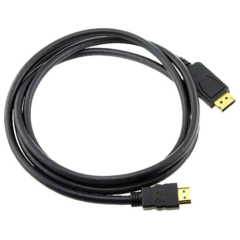 Gaming Desktop8ware DisplayPort DP to HDMI Cable 2m - 20 pins Male to 19 pins Male Gold plated RoHS