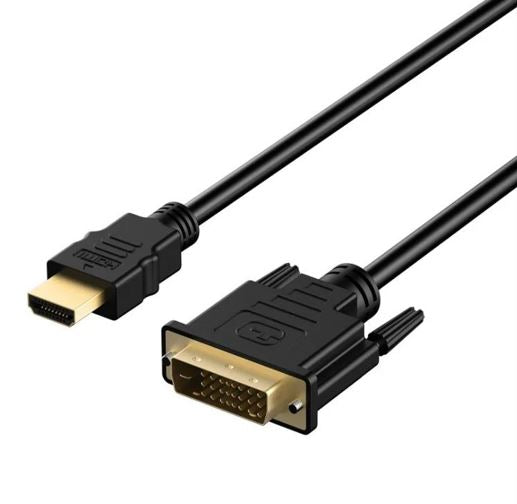 Gaming Desktop8ware HDMI to DVI-D Adapter Converter Cable 2m - Retail Pack Male to Male 30AWG Gold Plated PVC Jacket for PS4 PS3 Xbox Monitor PC Computer Projector