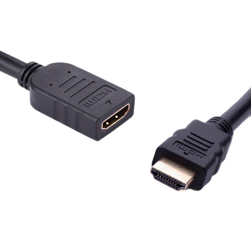 Gaming Desktop8Ware 2m HDMI Extension Cable Male to Female High Speed 4K*2K@30Hz 30AWG Extender Adapter PC Computer Smart Set-Top Box DVD Player PS3/4 TV Projector