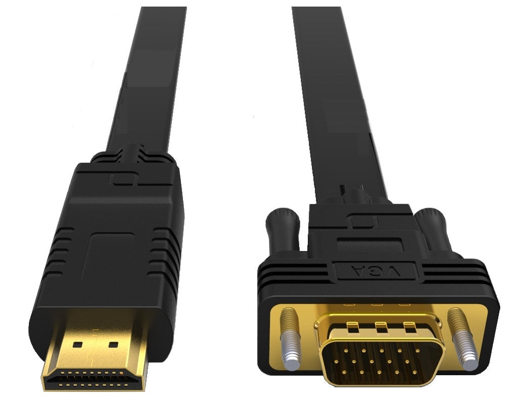 Gaming Desktop8Ware HDMI to VGA  Adapter Converter Cable 2m Male to Male for Desktop Computer Laptop PC Monitor Projector HDTV Switch PS4 PS5 Media Box DVD Camera