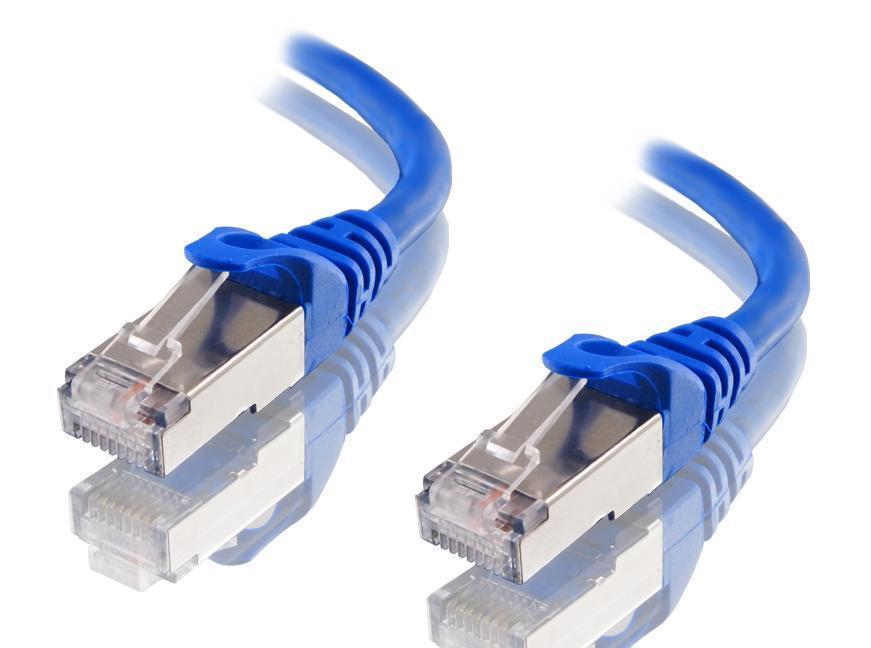 Gaming DesktopAstrotek CAT6A Shielded Ethernet Cable 5m Blue Color 10GbE RJ45 Network LAN Patch Lead S/FTP LSZH Cord 26AWG Stranded Copper Wire