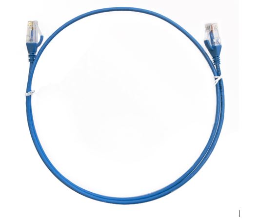 Gaming Desktop8ware CAT6 Thin Cable 1.5m / 150cm - Blue Color Premium RJ45 Ethernet Network LAN UTP Patch Cord 26AWG