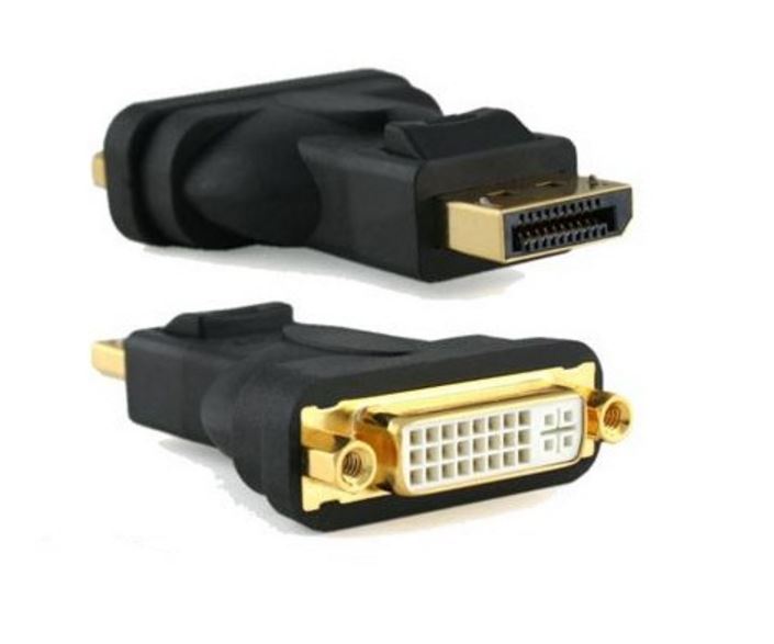 Gaming DesktopAstrotek DisplayPort DP to DVI-D Adapter Converter 20 pins Male to DVI 24+1 pins Female